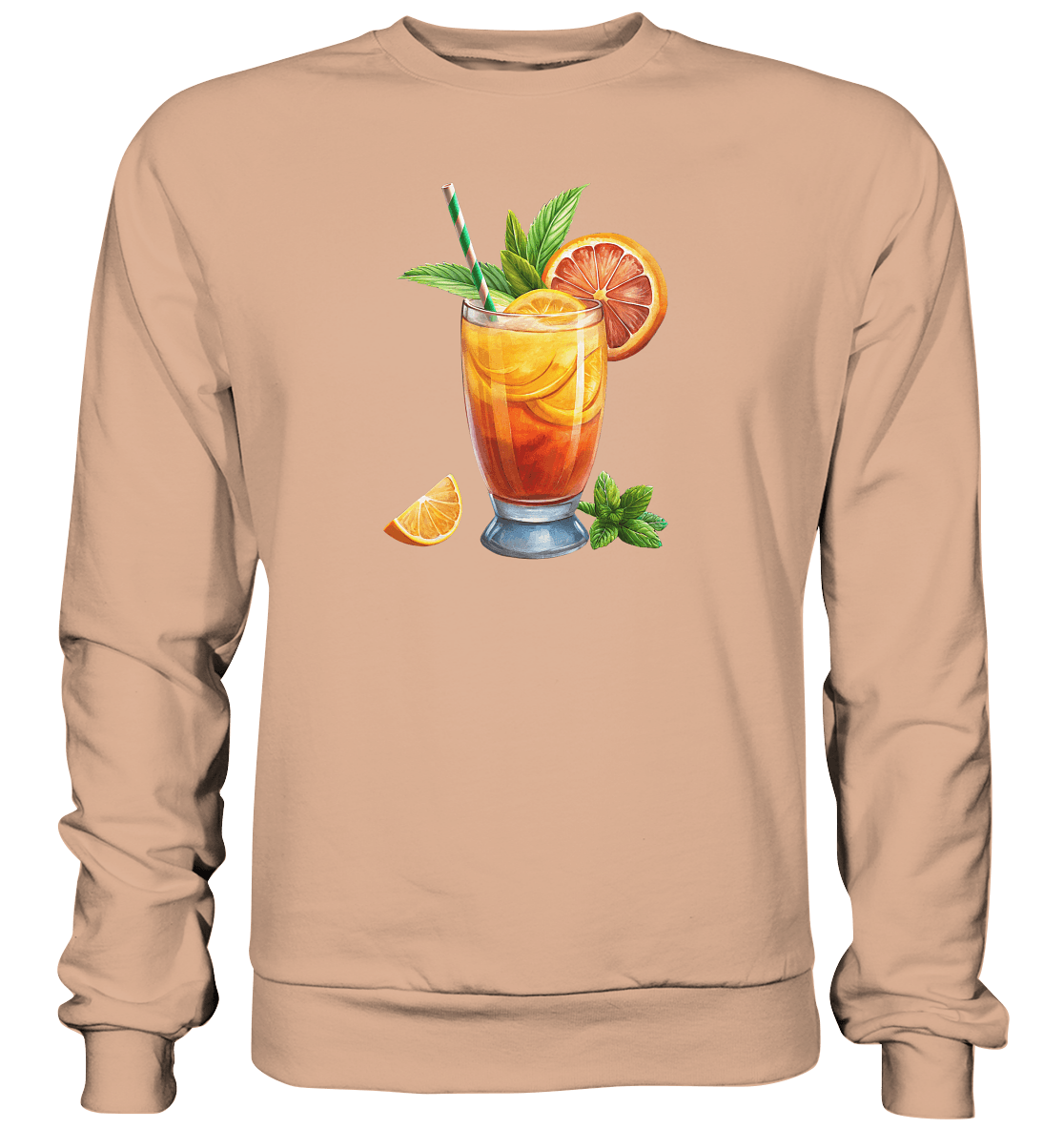 Delicious Cocktail - Basic Sweatshirt - ArtfulShenwyn