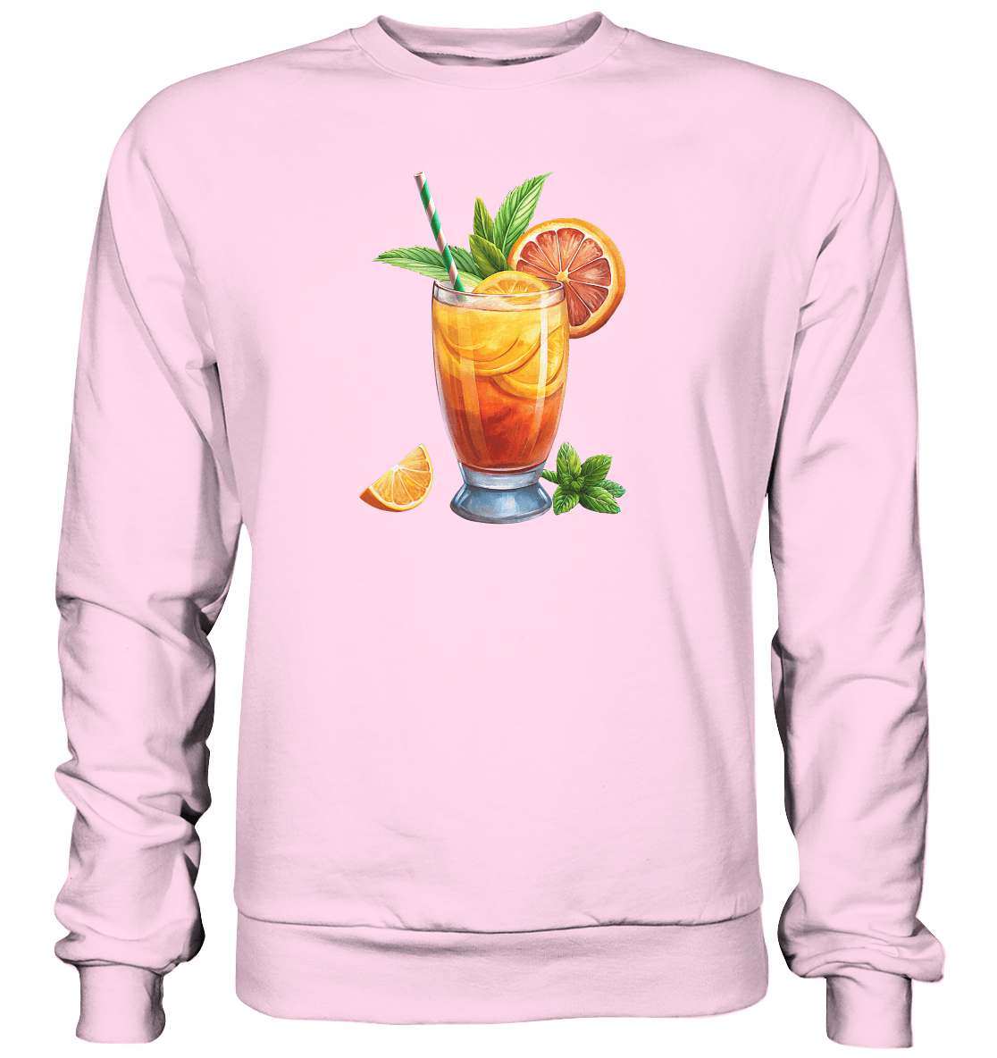 Delicious Cocktail - Basic Sweatshirt - ArtfulShenwyn