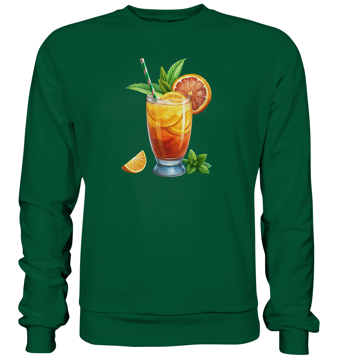 Delicious Cocktail - Basic Sweatshirt - ArtfulShenwyn