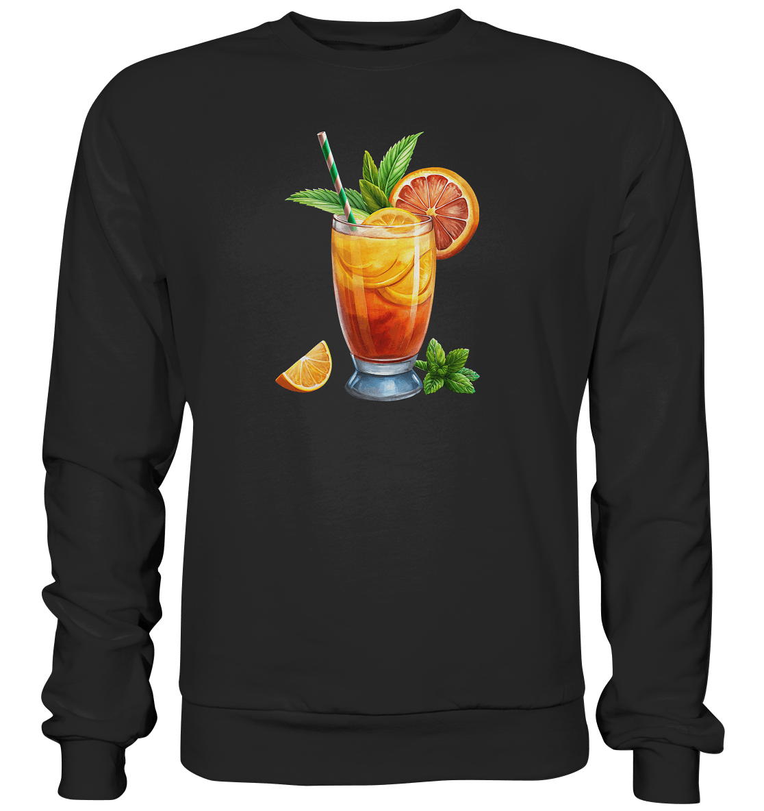 Delicious Cocktail - Basic Sweatshirt - ArtfulShenwyn