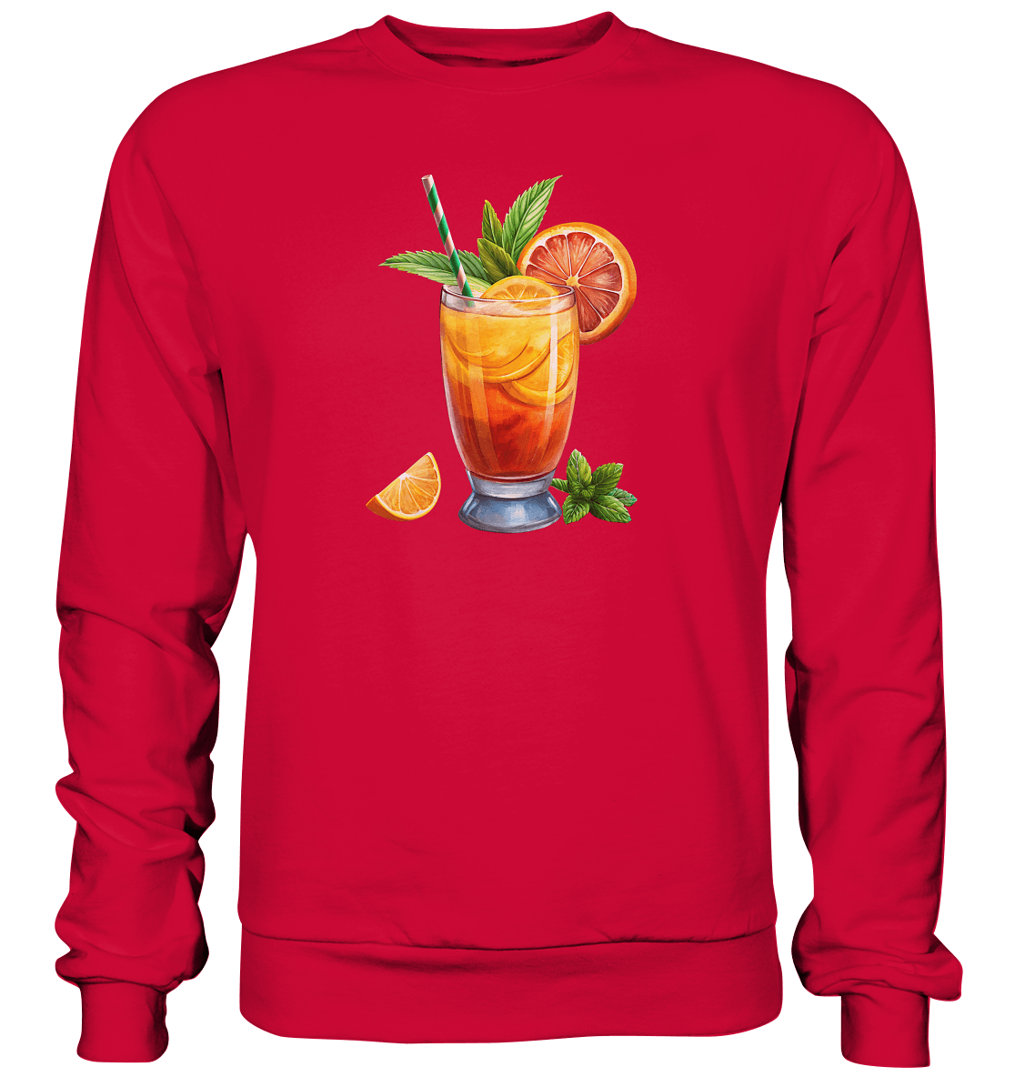 Delicious Cocktail - Basic Sweatshirt - ArtfulShenwyn