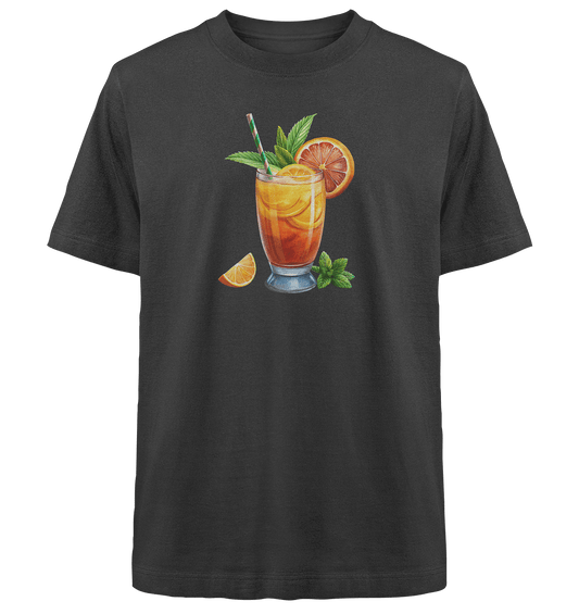 Delicious Cocktail - Heavy Oversized Organic Shirt - ArtfulShenwyn