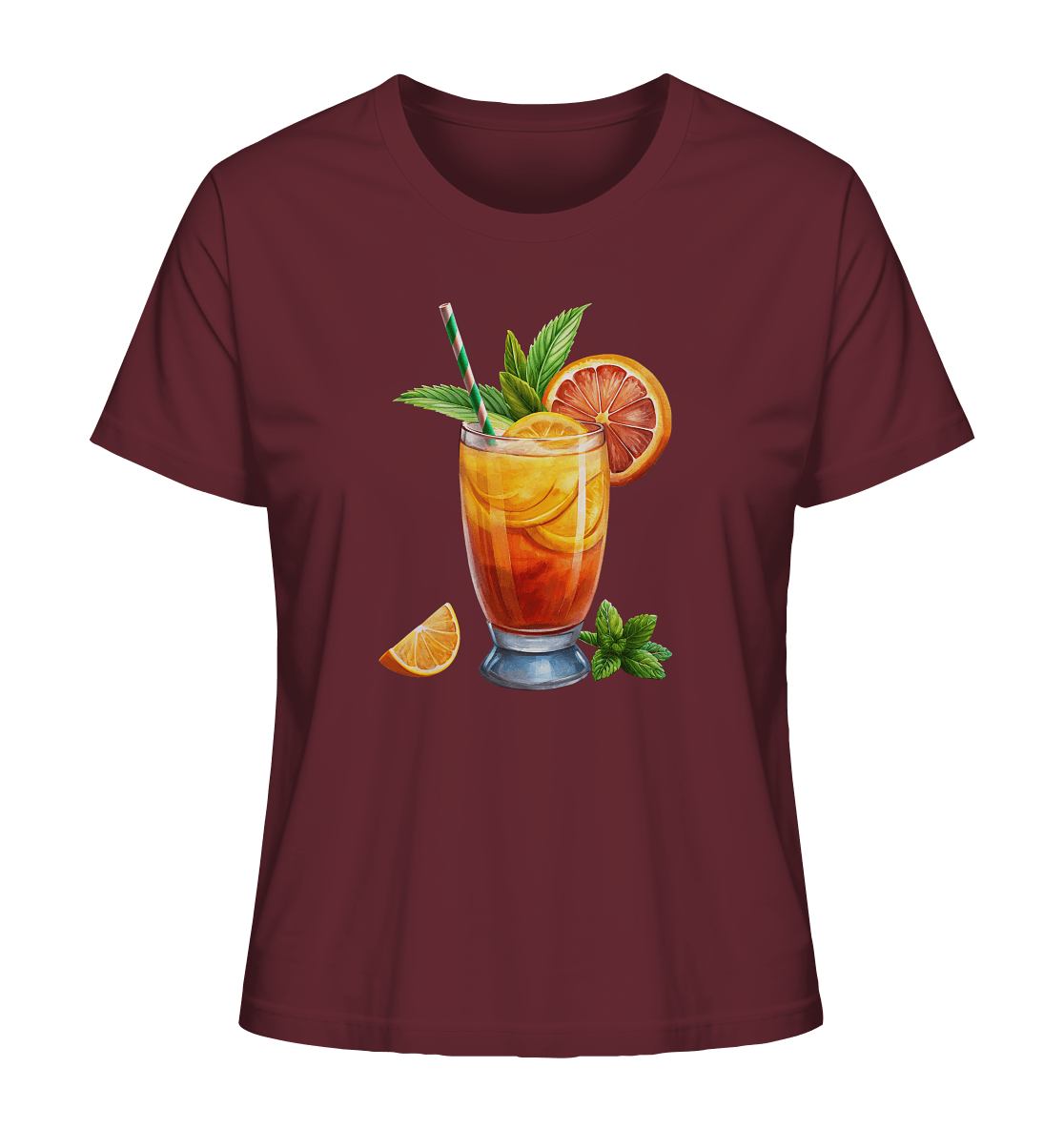 Delicious Cocktail - Ladies Organic Shirt - ArtfulShenwyn