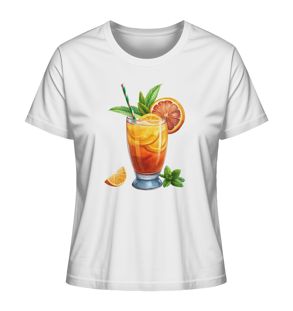 Delicious Cocktail - Ladies Organic Shirt - ArtfulShenwyn