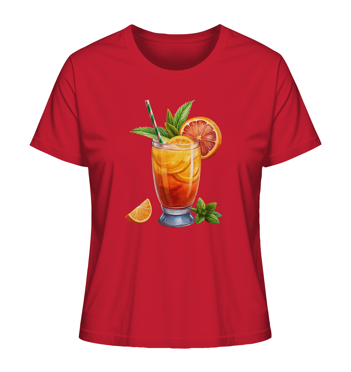 Delicious Cocktail - Ladies Organic Shirt - ArtfulShenwyn