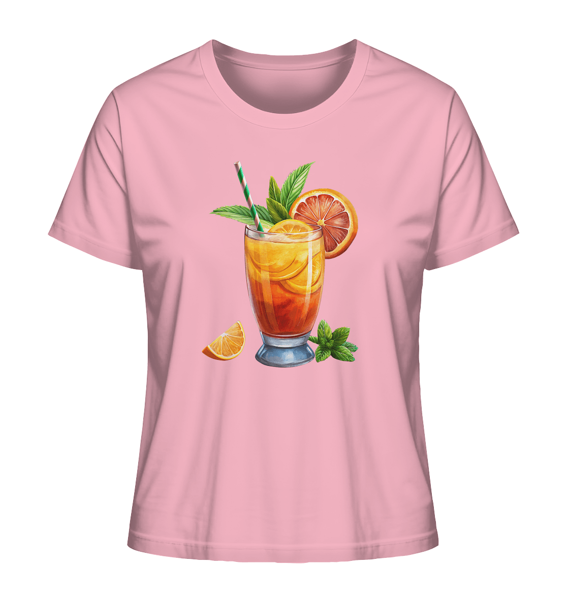 Delicious Cocktail - Ladies Organic Shirt - ArtfulShenwyn