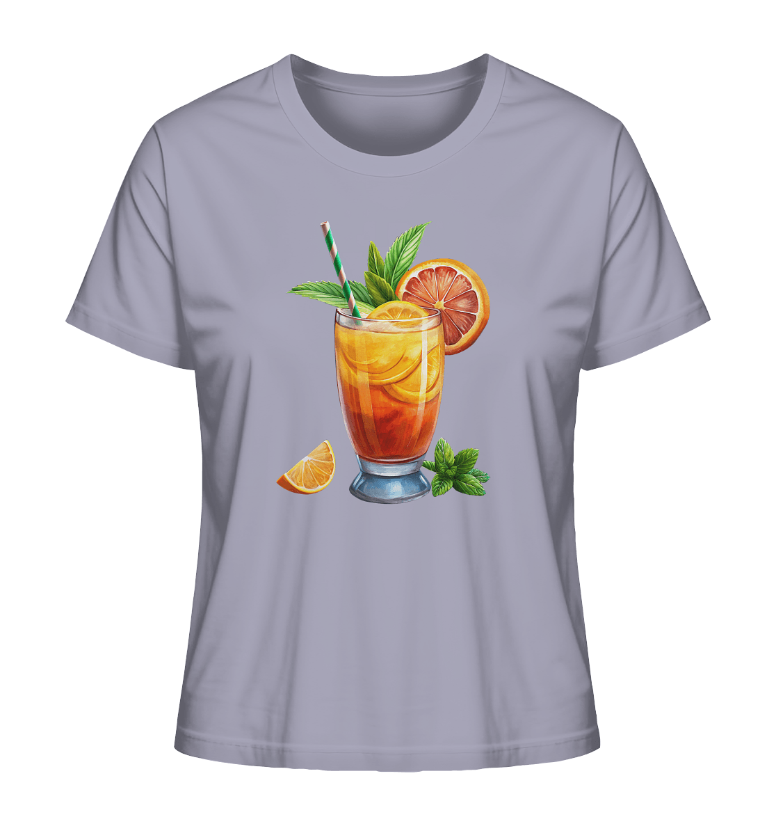 Delicious Cocktail - Ladies Organic Shirt - ArtfulShenwyn