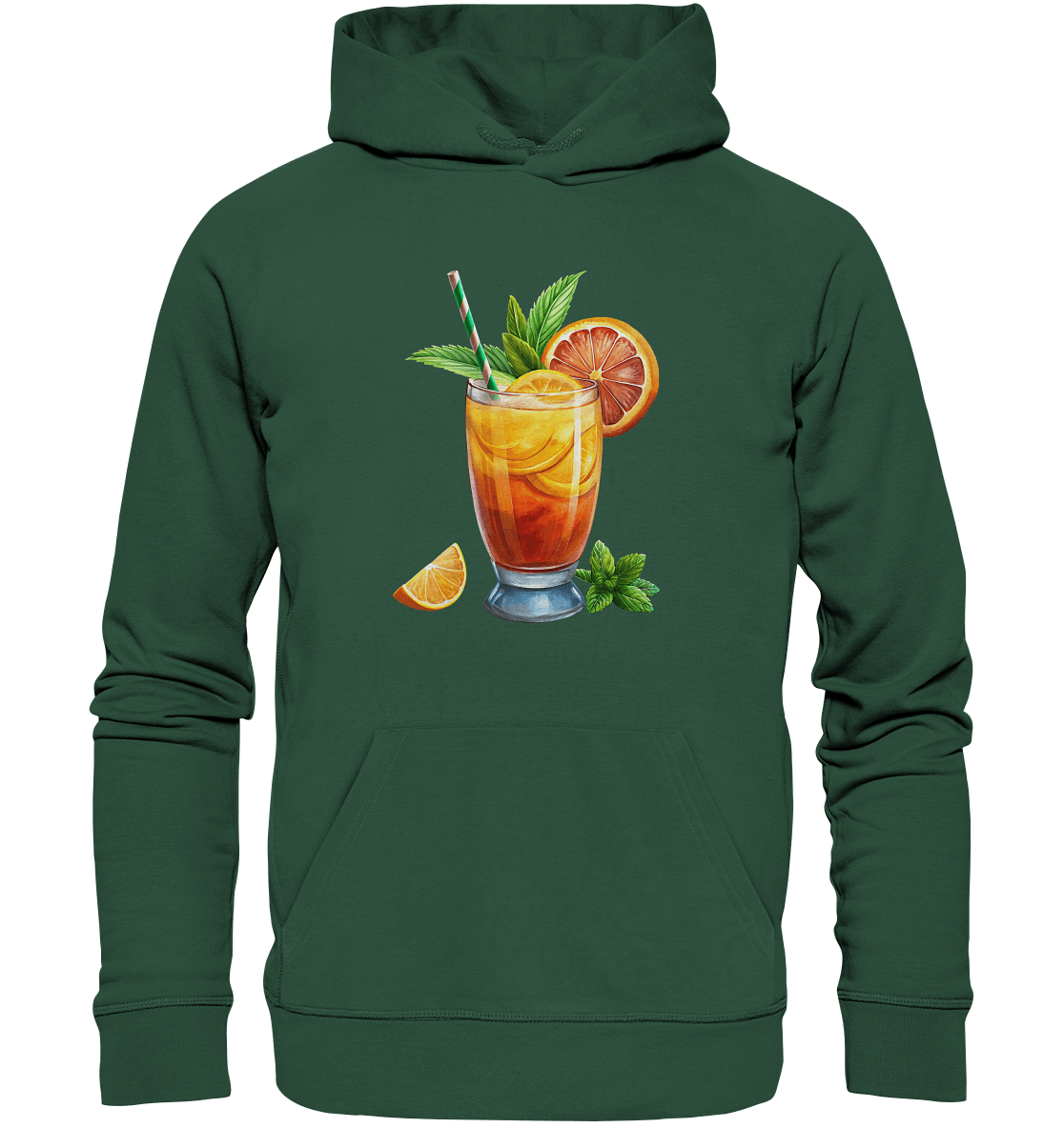 Delicious Cocktail - Organic Basic Hoodie - ArtfulShenwyn