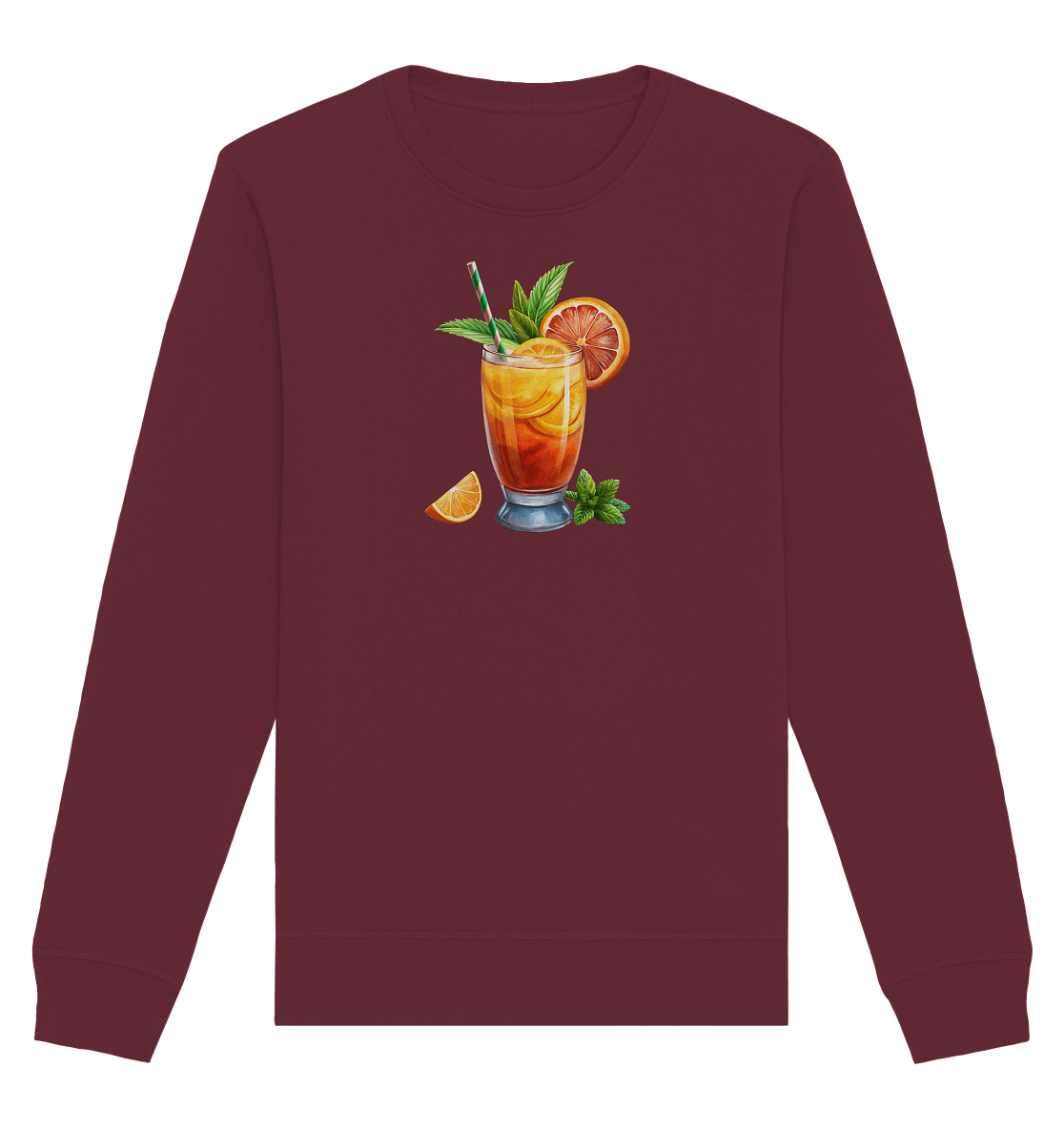 Delicious Cocktail - Organic Basic Unisex Sweatshirt - ArtfulShenwyn