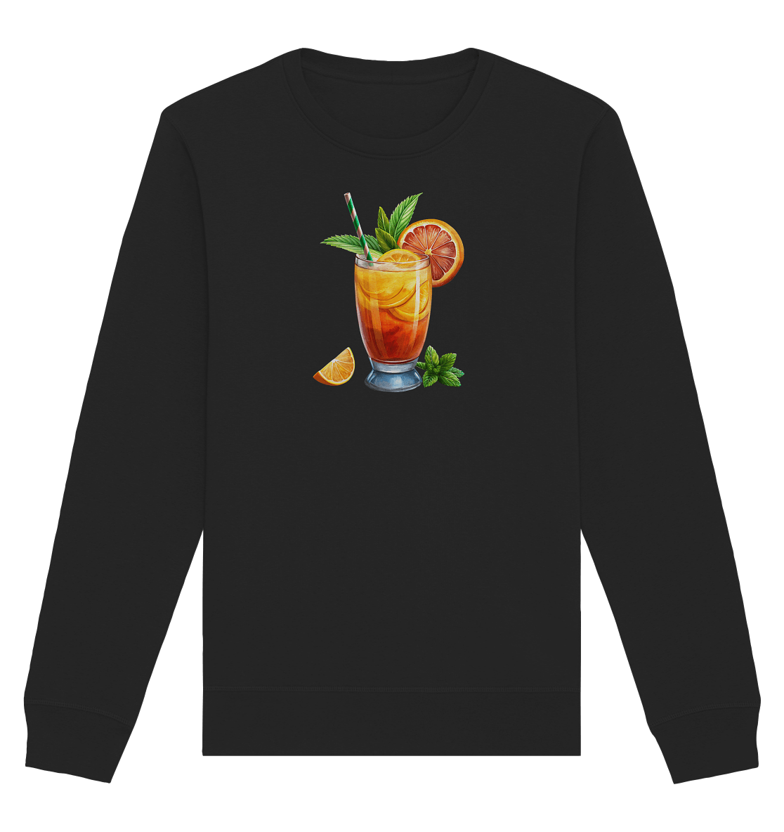 Delicious Cocktail - Organic Basic Unisex Sweatshirt - ArtfulShenwyn