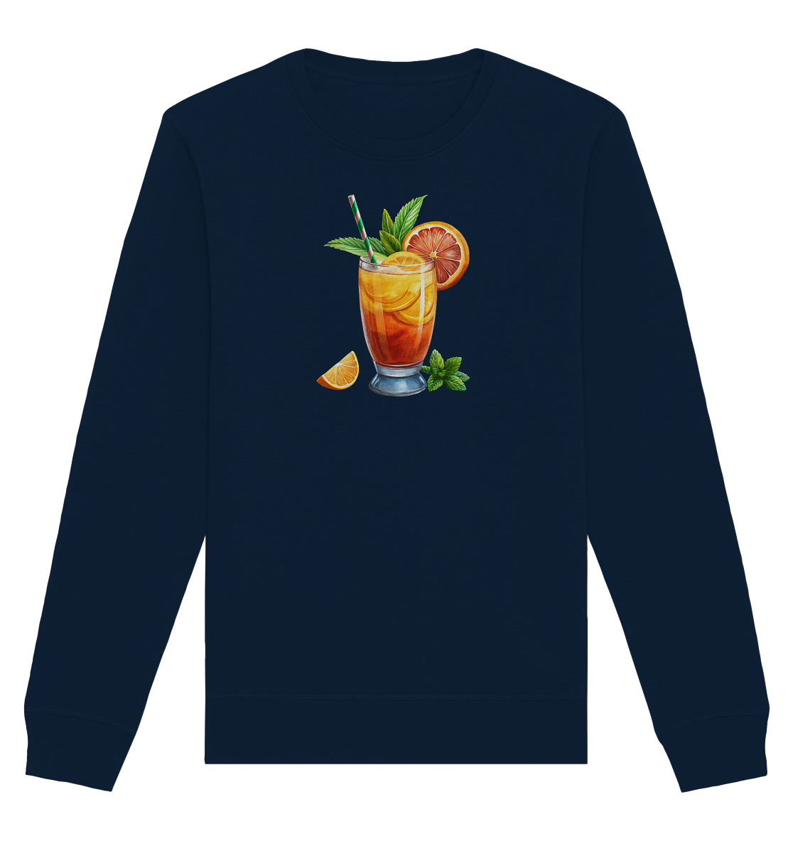 Delicious Cocktail - Organic Basic Unisex Sweatshirt - ArtfulShenwyn