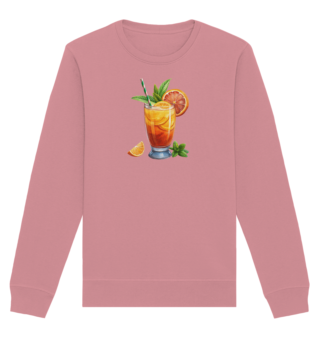 Delicious Cocktail - Organic Basic Unisex Sweatshirt - ArtfulShenwyn