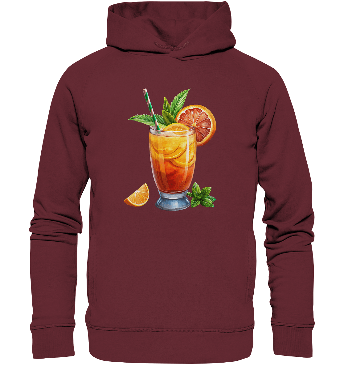 Delicious Cocktail - Organic Fashion Hoodie - ArtfulShenwyn