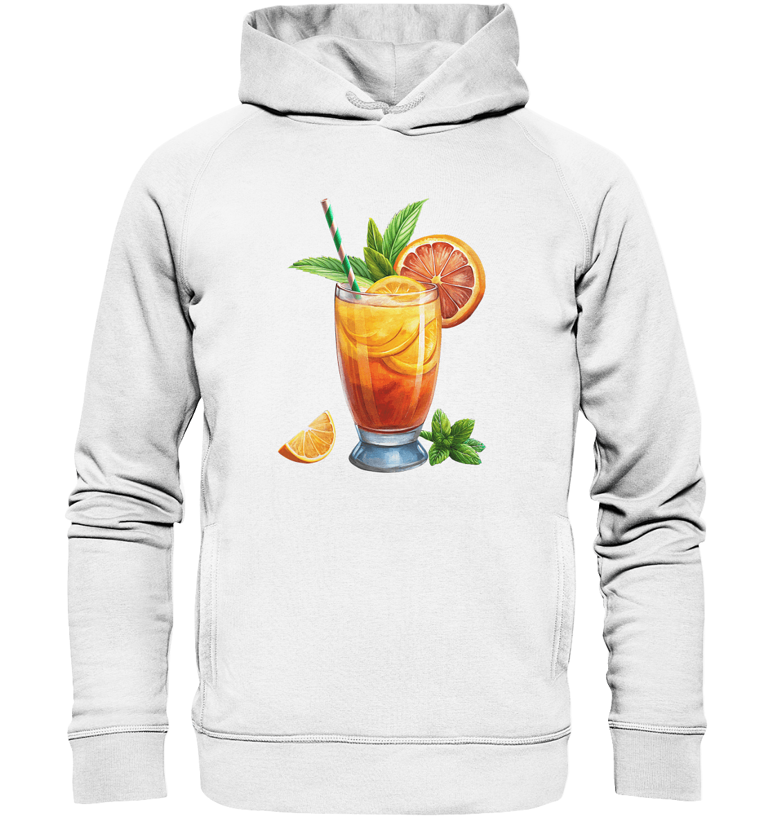 Delicious Cocktail - Organic Fashion Hoodie - ArtfulShenwyn