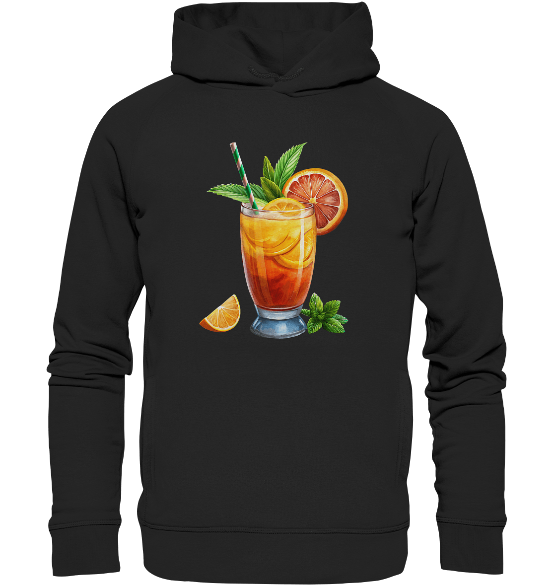 Delicious Cocktail - Organic Fashion Hoodie - ArtfulShenwyn