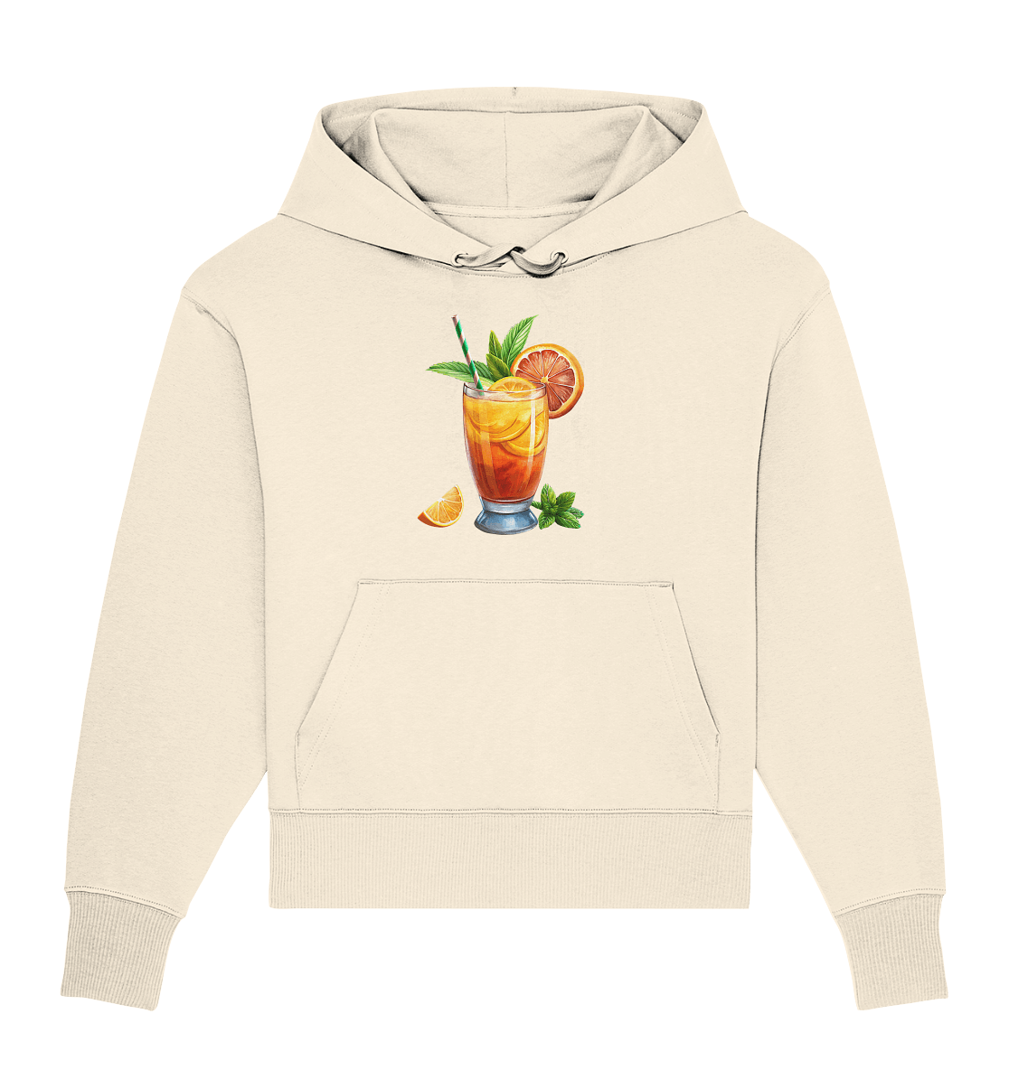 Delicious Cocktail - Organic Oversize Hoodie - ArtfulShenwyn