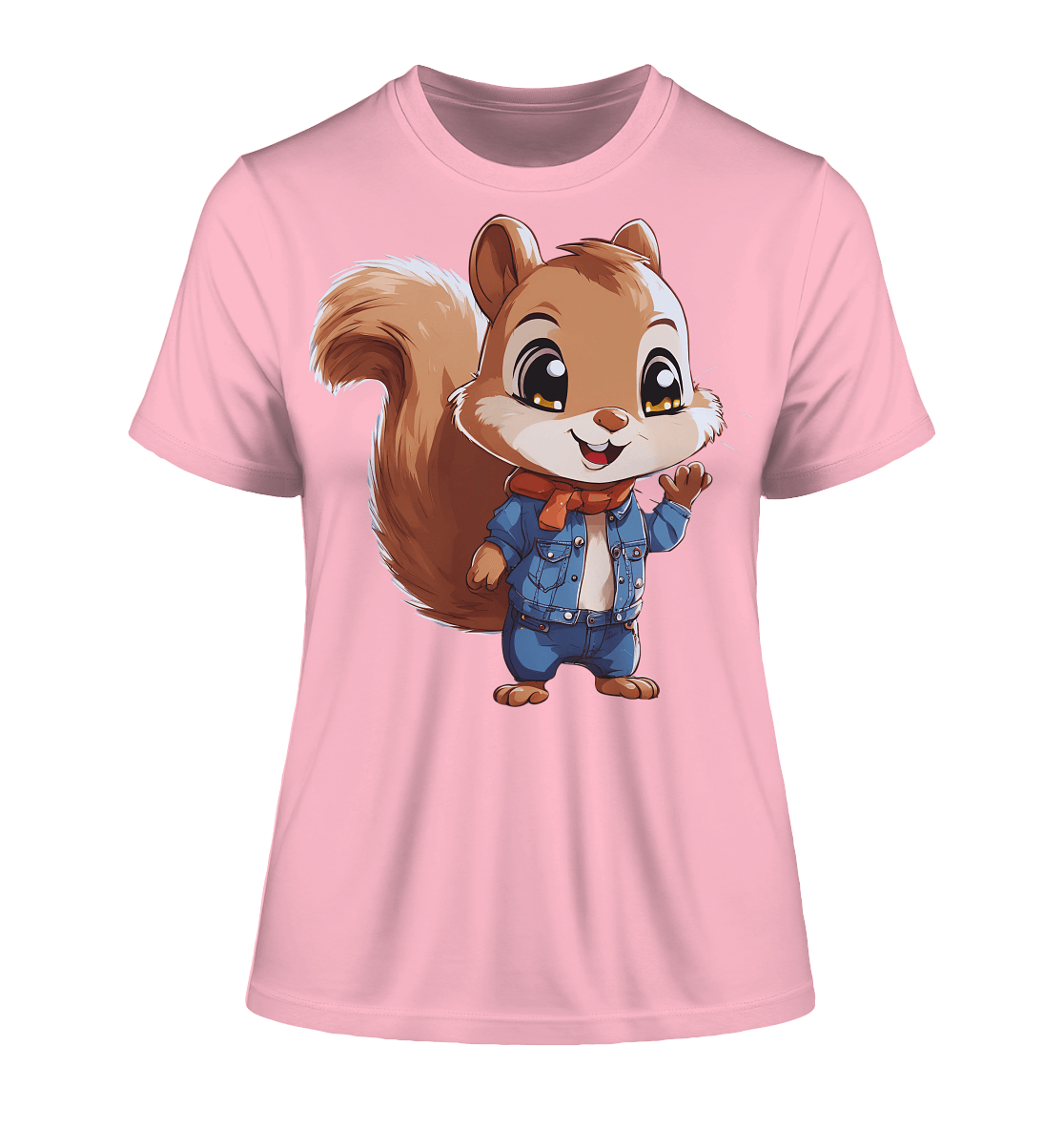 Eichhörnchen - Fitted Ladies Organic Shirt - ArtfulShenwyn