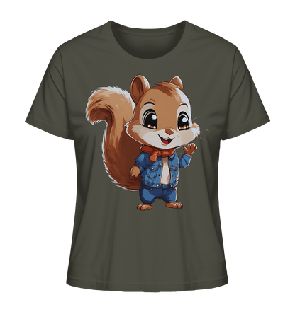 Eichhörnchen - Ladies Organic Shirt - ArtfulShenwyn