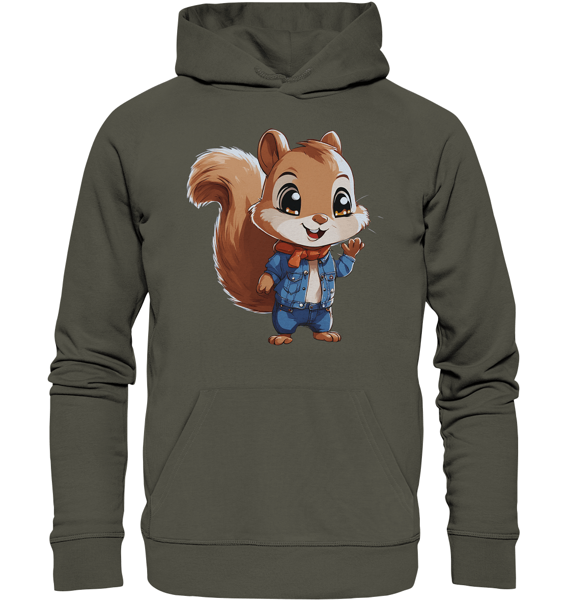 Eichhörnchen - Organic Hoodie - ArtfulShenwyn