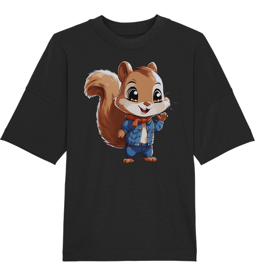 Eichhörnchen - Organic Oversize Shirt - ArtfulShenwyn