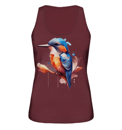 Eisvogel Aquarell - Ladies Organic Tank-Top - ArtfulShenwyn