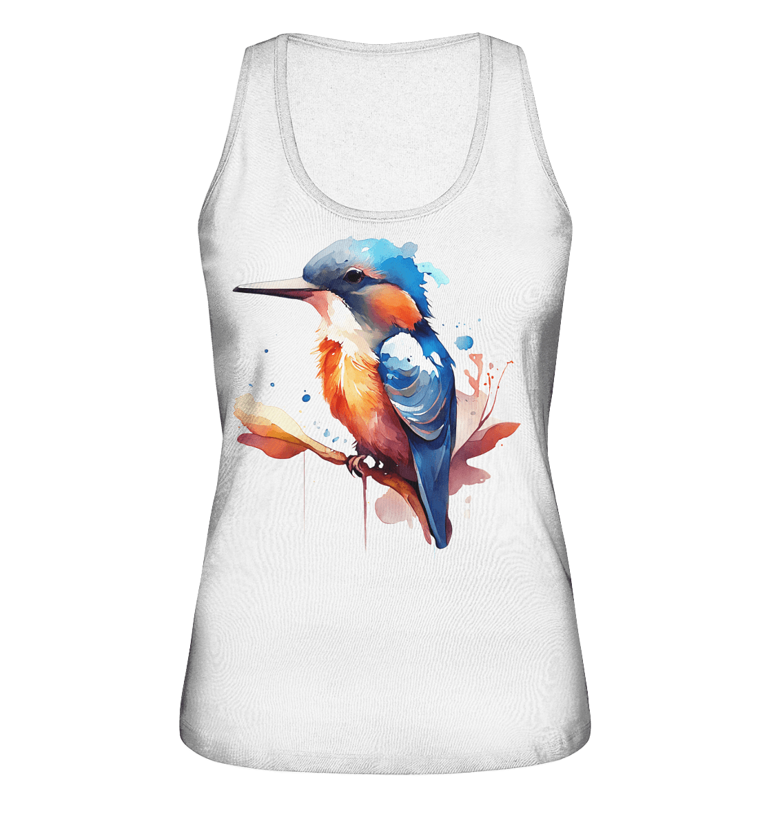 Eisvogel Aquarell - Ladies Organic Tank-Top - ArtfulShenwyn