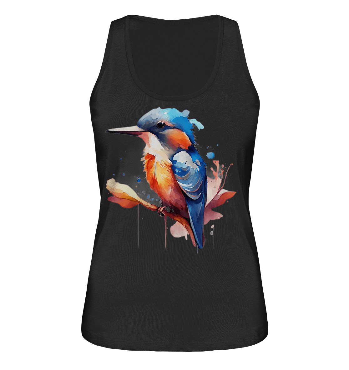 Eisvogel Aquarell - Ladies Organic Tank-Top - ArtfulShenwyn