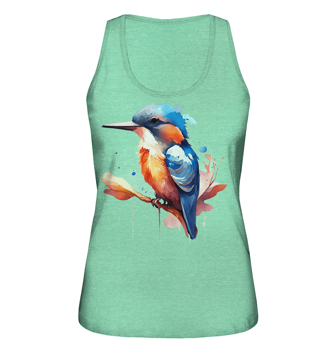 Eisvogel Aquarell - Ladies Organic Tank-Top - ArtfulShenwyn