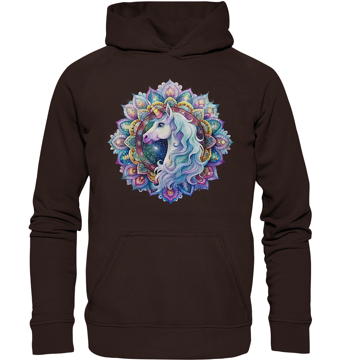 Einhorn Mandala - Basic Unisex Hoodie