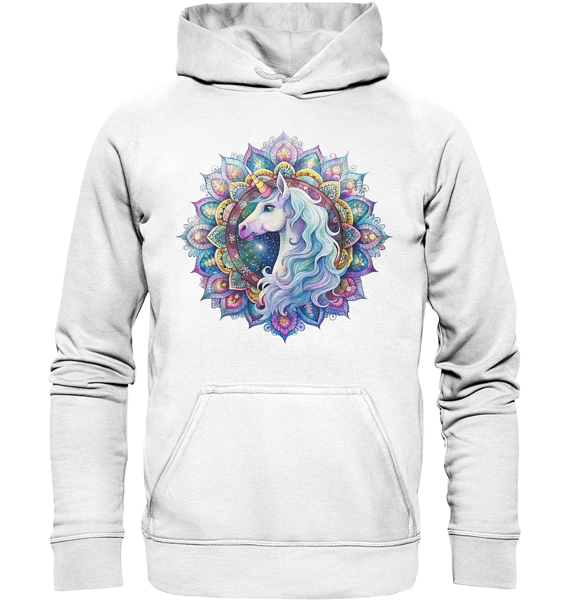 Einhorn Mandala - Basic Unisex Hoodie