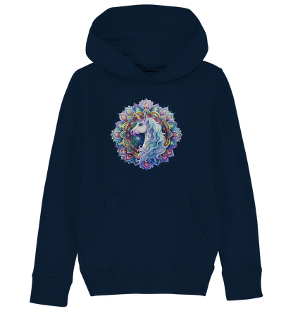 Einhorn Mandala - Kids Organic Hoodie