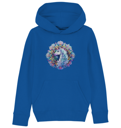 Einhorn Mandala - Kids Organic Hoodie