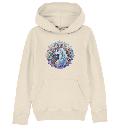 Einhorn Mandala - Kids Organic Hoodie