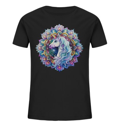 Einhorn Mandala - Kids Organic Shirt