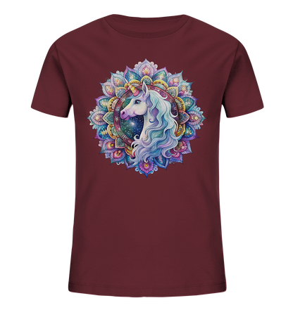 Einhorn Mandala - Kids Organic Shirt