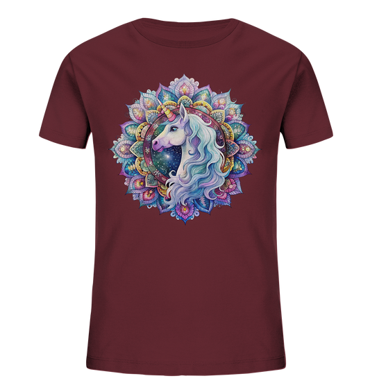 Einhorn Mandala - Kids Organic Shirt