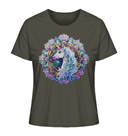 Einhorn Mandala - Ladies Organic Shirt