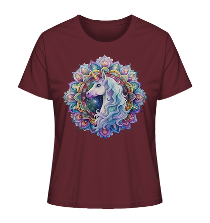 Einhorn Mandala - Ladies Organic Shirt