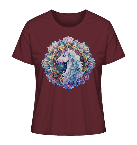 Einhorn Mandala - Ladies Organic Shirt