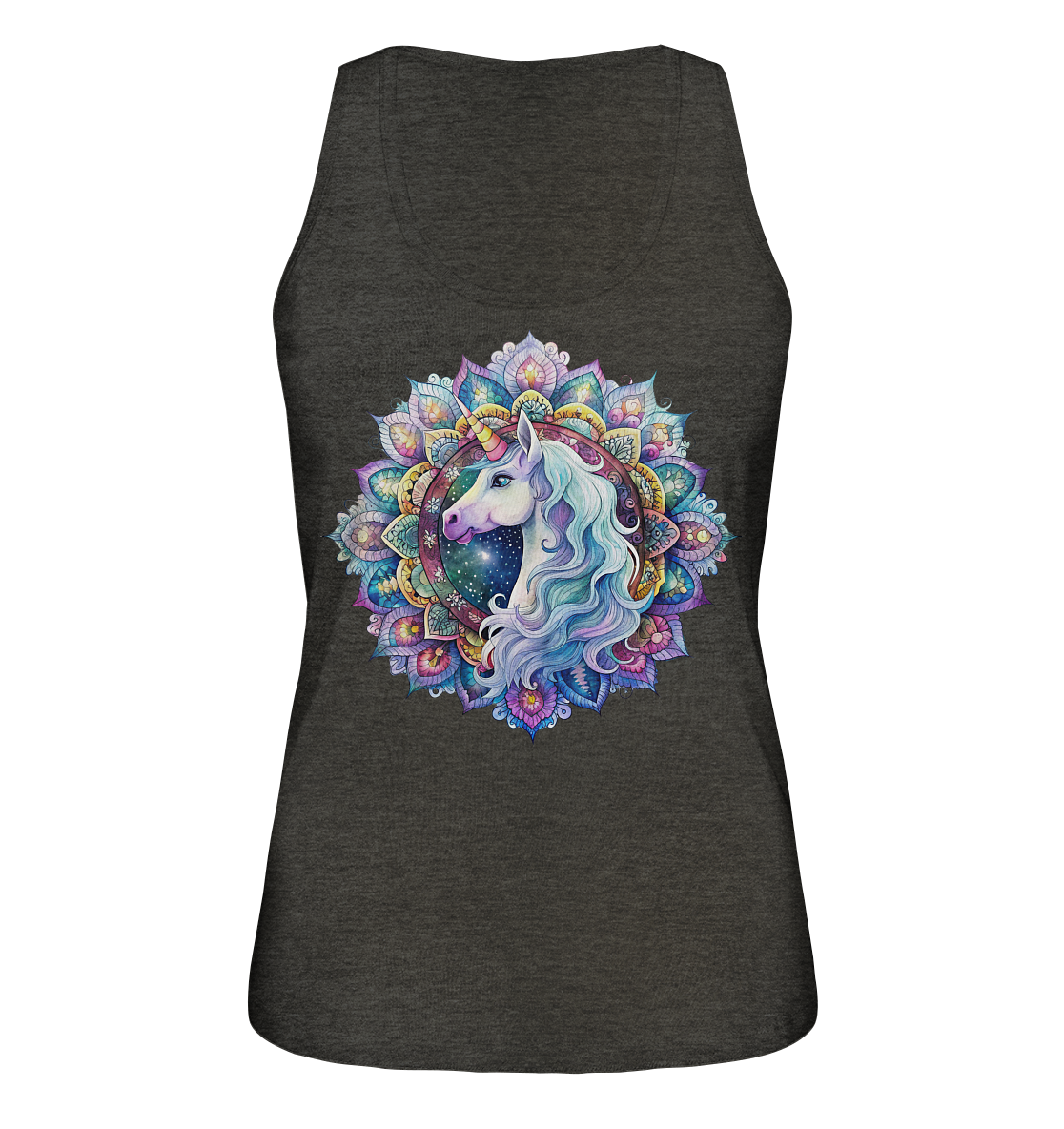 Einhorn Mandala - Ladies Organic Tank-Top