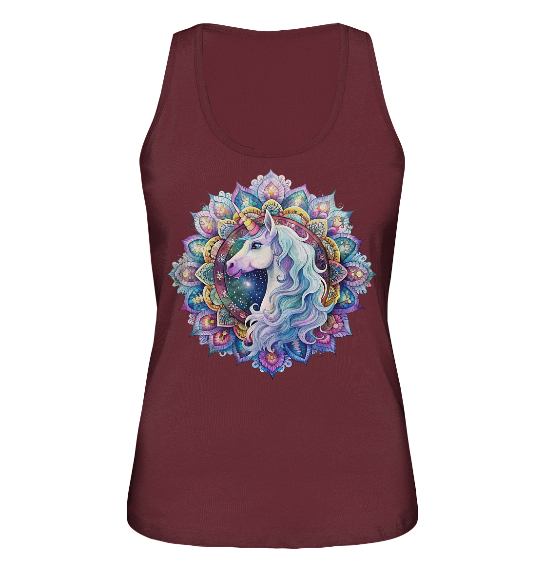 Einhorn Mandala - Ladies Organic Tank-Top