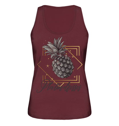 Platin Ananas - Ladies Organic Tank-Top - ArtfulShenwyn