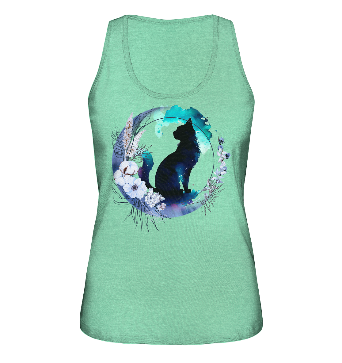 Moon Cat - Ladies Organic Tank-Top