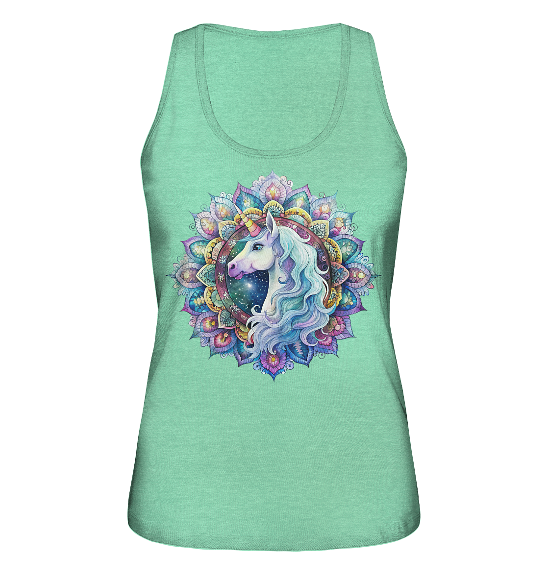 Einhorn Mandala - Ladies Organic Tank-Top