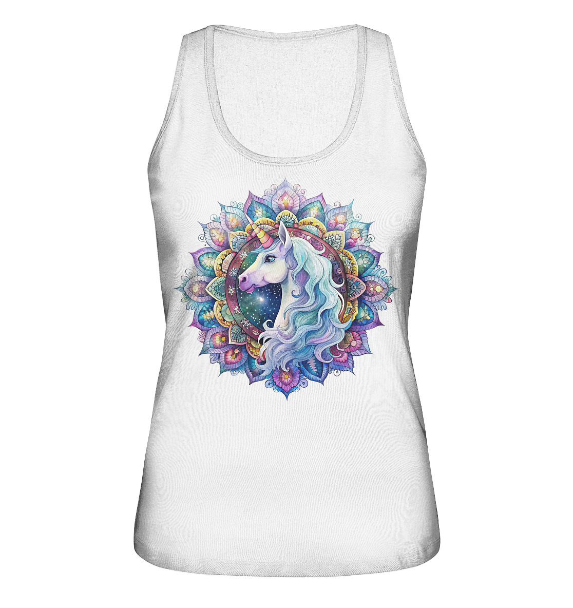 Einhorn Mandala - Ladies Organic Tank-Top