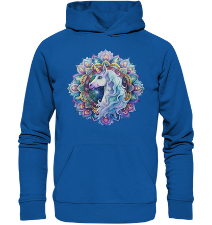 Einhorn Mandala - Organic Basic Hoodie