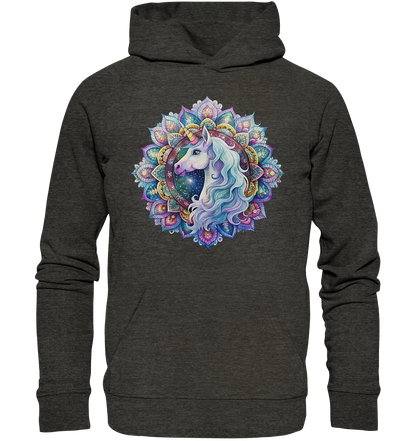 Einhorn Mandala - Organic Basic Hoodie