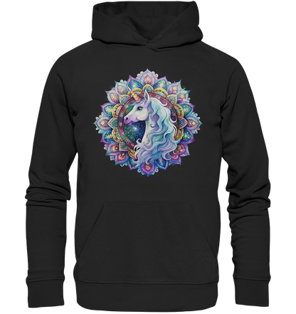 Einhorn Mandala - Organic Basic Hoodie