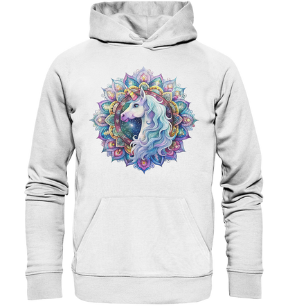 Einhorn Mandala - Organic Basic Hoodie