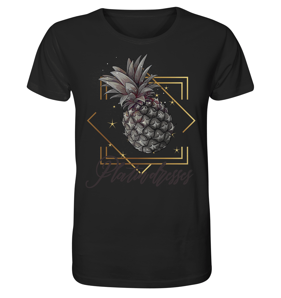 Platin Ananas - Organic Basic Shirt - ArtfulShenwyn